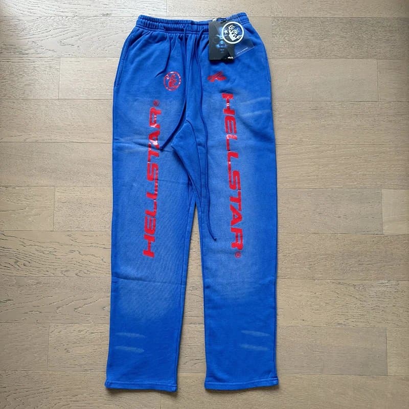 Hellstar Track Pants Flame Logo — X750756