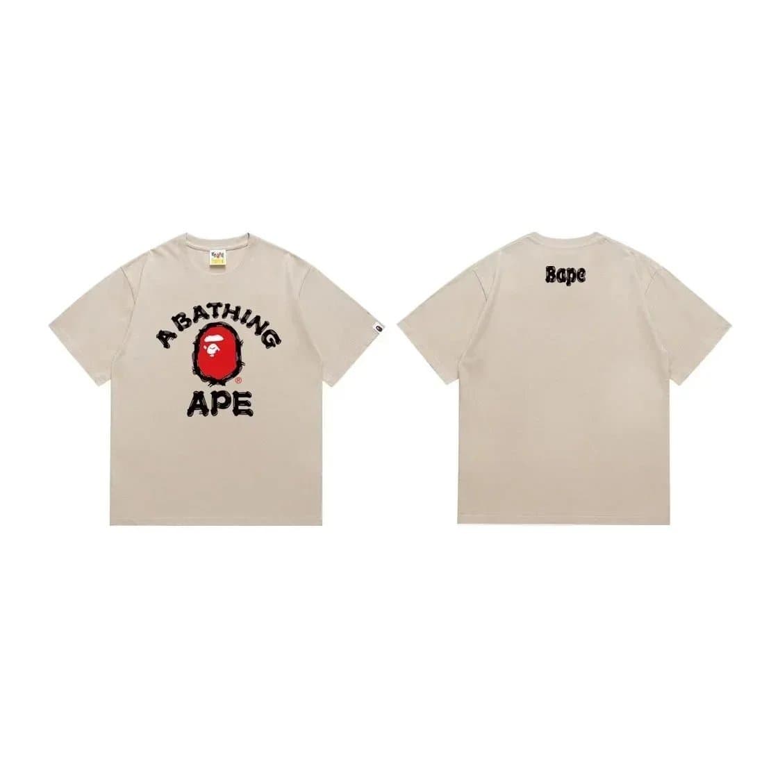BAPE Graphic Tee Ape Head Repeat Print — 06
