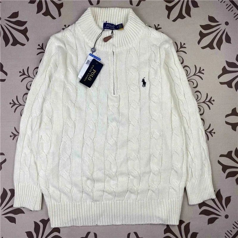 Polo Ralph Lauren Cable Knit Sweater Half-Zip — LFLL-04