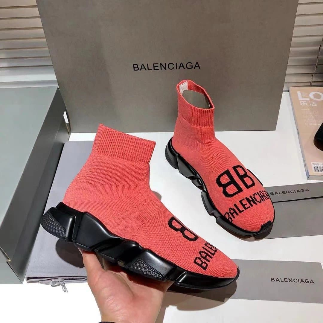 Balenciaga Speed Trainer Knit Logo