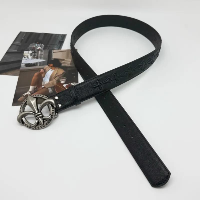 Chrome Hearts Cross Belt Embossed Cross — 66