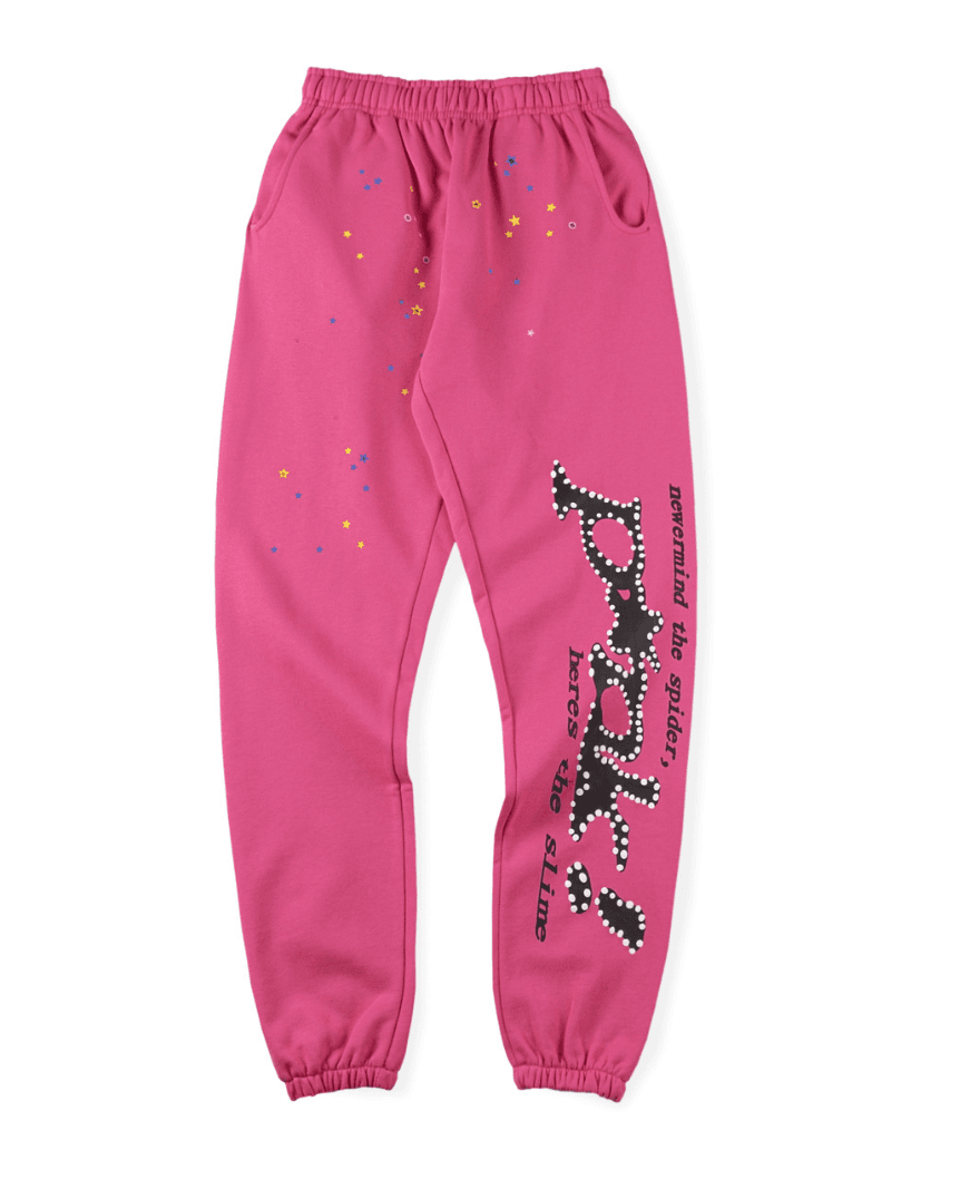 Sp5der Jogger Spider Logo Print