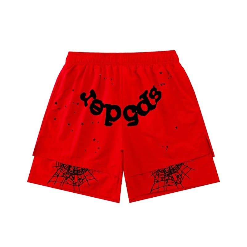 Fear of God Essentials Joggers Star Print — 956#-红黑