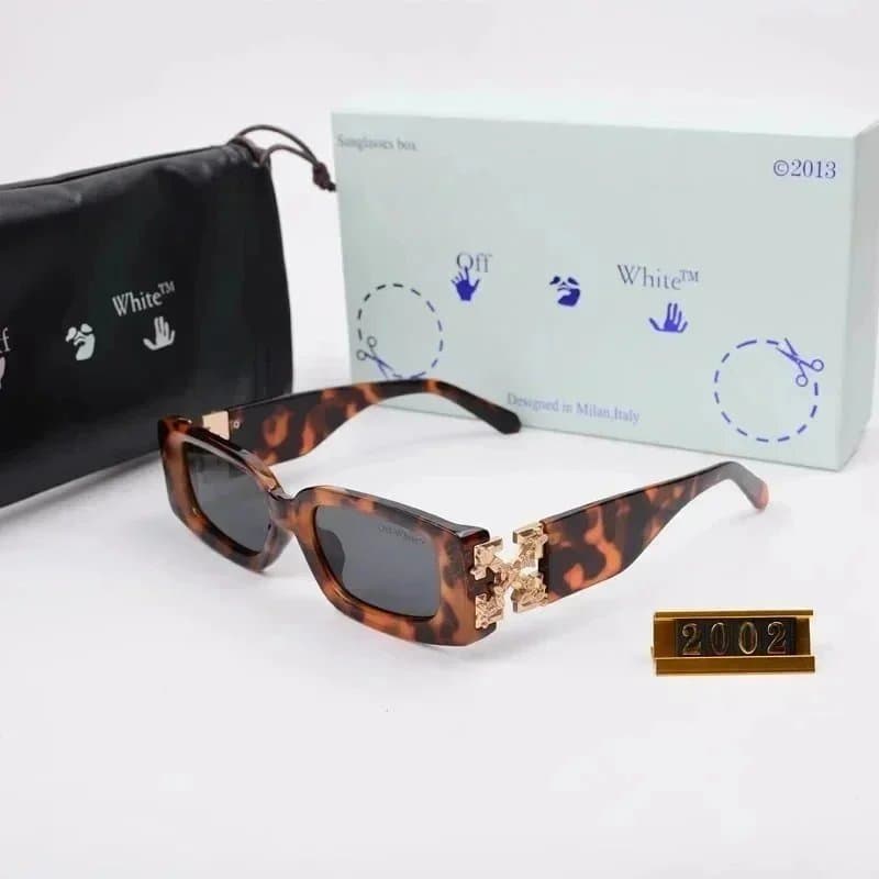 Off-White Sunglasses Tortoiseshell with Industrial Cross
