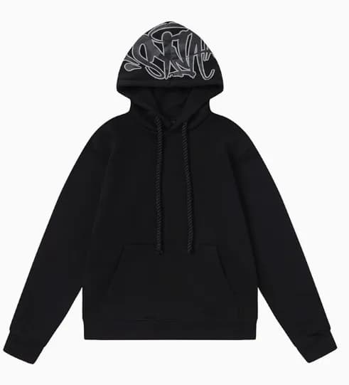 Balenciaga Graphic T-Shirt Graffiti Logo — 黑色卫衣