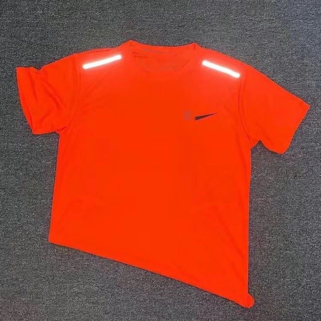 Nike Reflective Performance Set White/Black Reflective — 【反光打勾短袖+反光条】橙色T恤