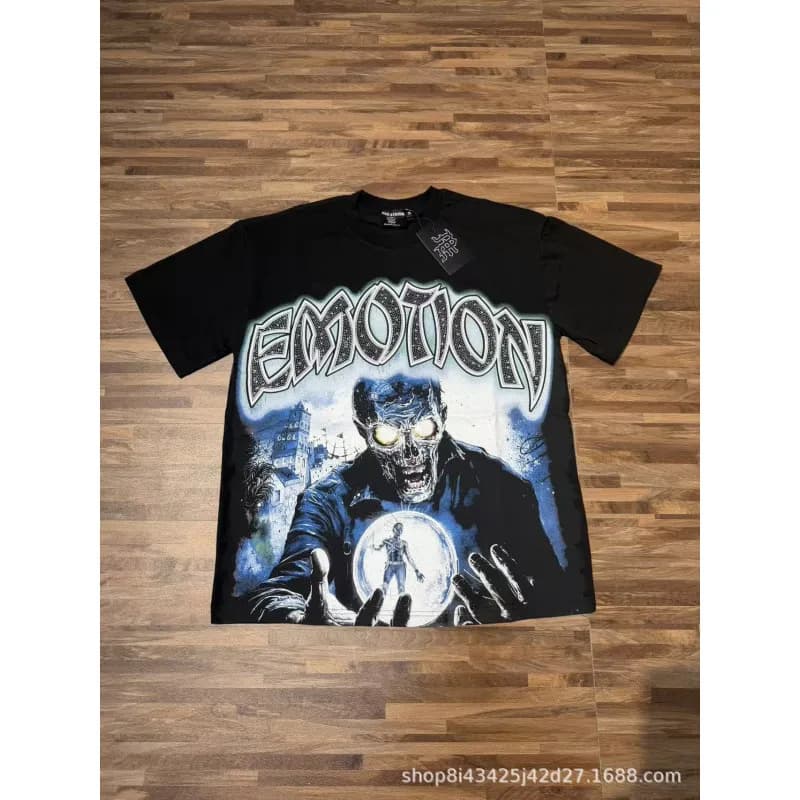 Anti Social Social Club Graphic Tee Alien Print — 8102活性黑