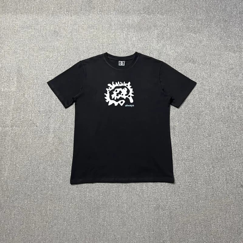 Anti Social Social Club Graphic Tee Sun Logo — AD25黑色