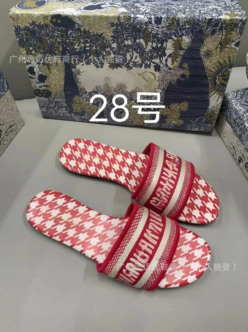 Dior B22 Slide Houndstooth