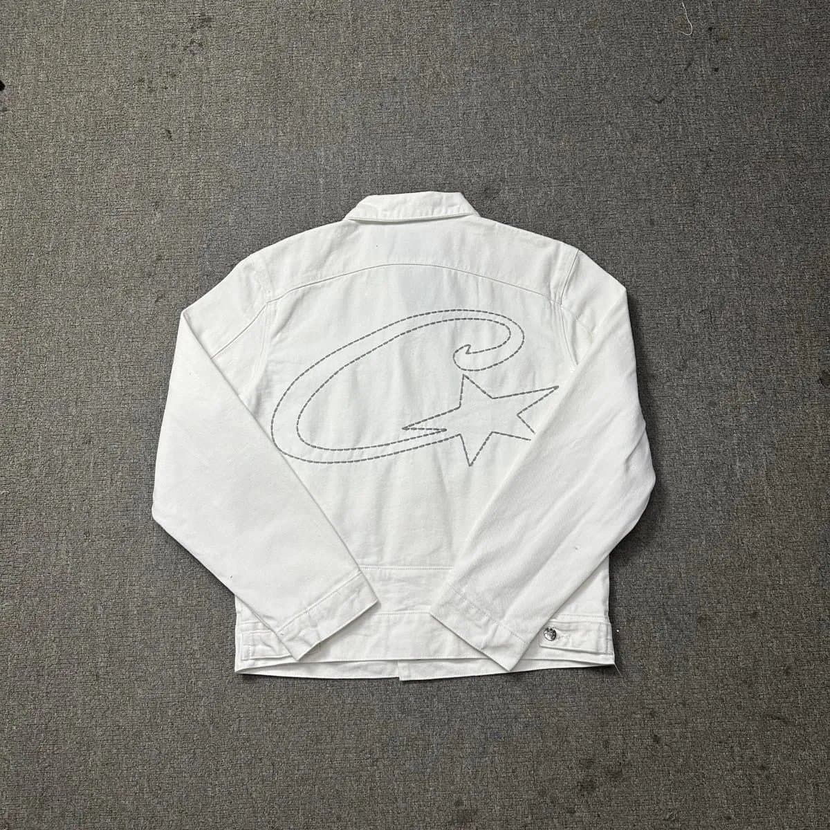 Travis Scott Denim Jacket Cactus Jack Star Outline
