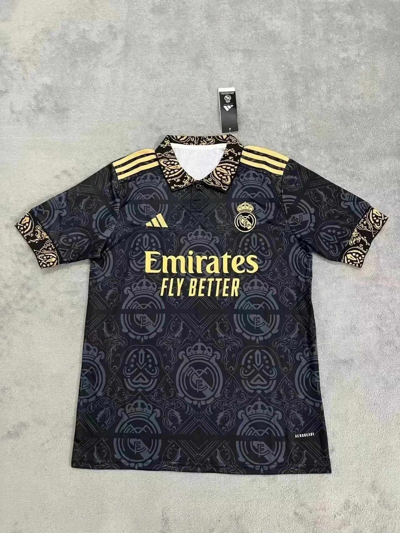 Adidas Real Madrid Home Jersey Ornate Pattern