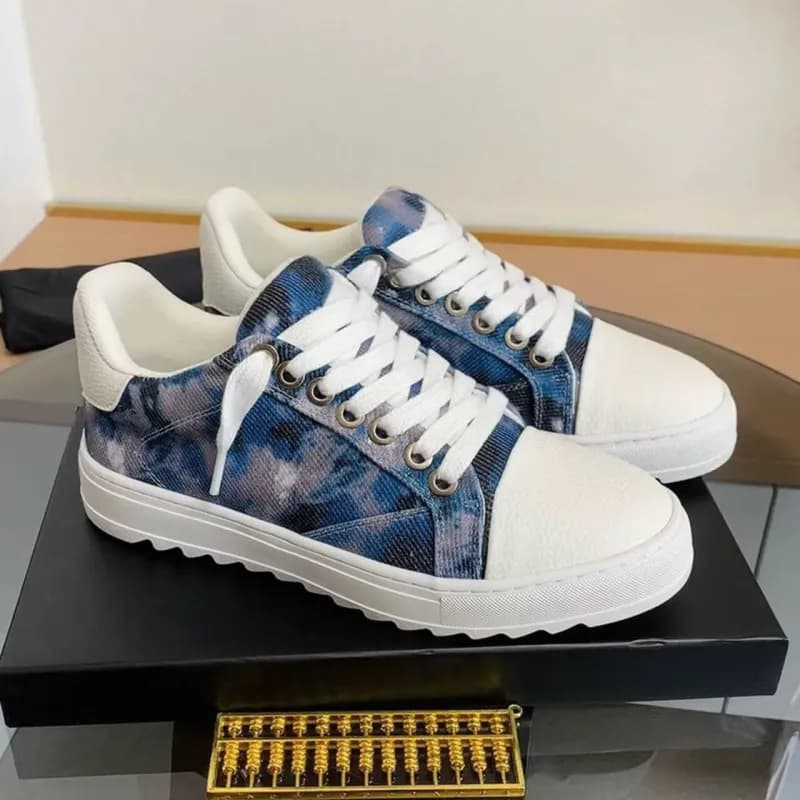 Off-White Low Top Sneaker Tie-Dye Denim