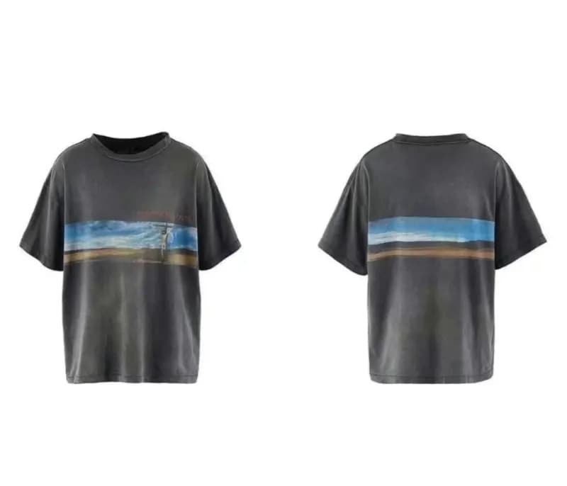 Saint Laurent Graphic T-Shirt Hate Saint Print — ST503