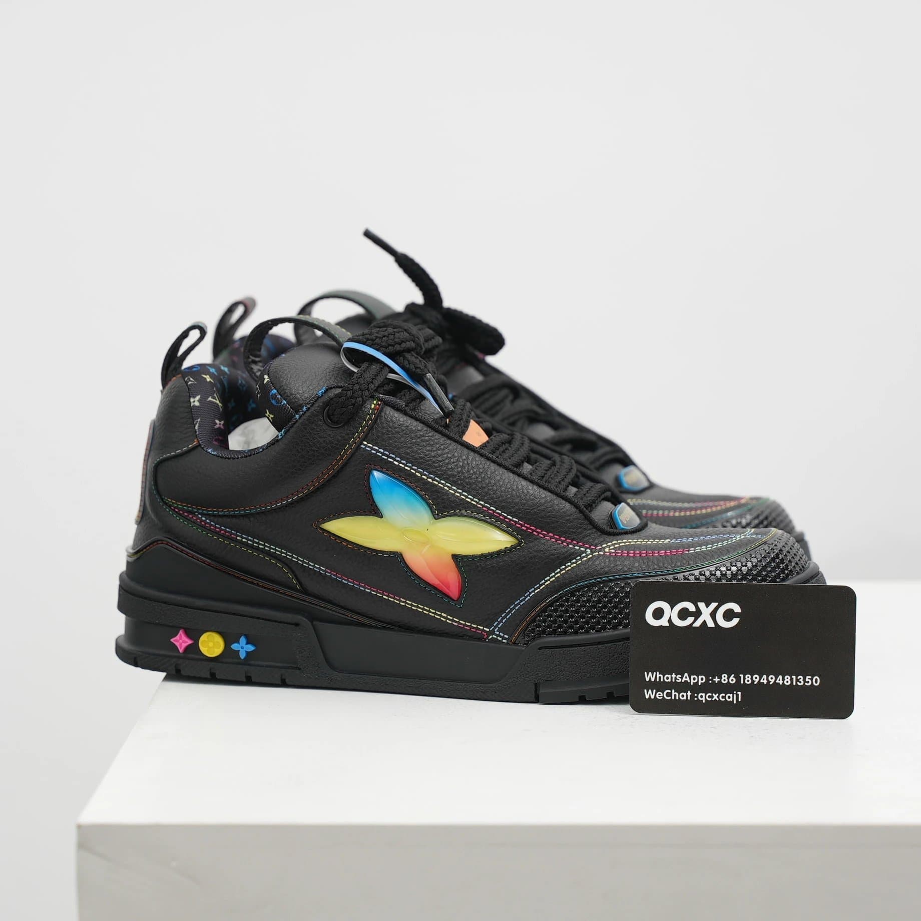 Louis Vuitton LV Trainer Rainbow Monogram