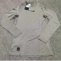 Nike Pro Long Sleeve Top Heather Grey