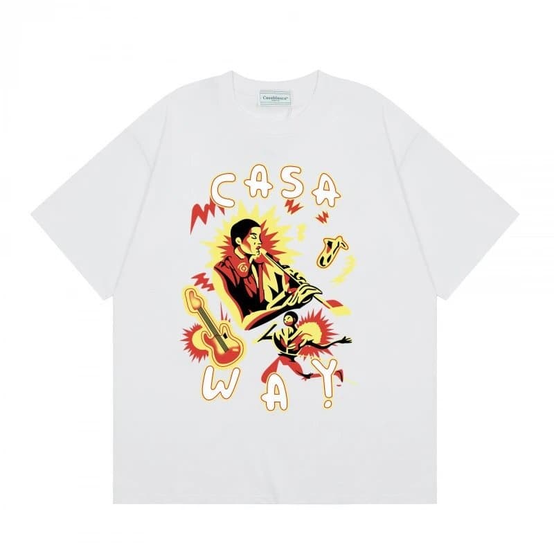 Casablanca Graphic Tee Casa Way Print