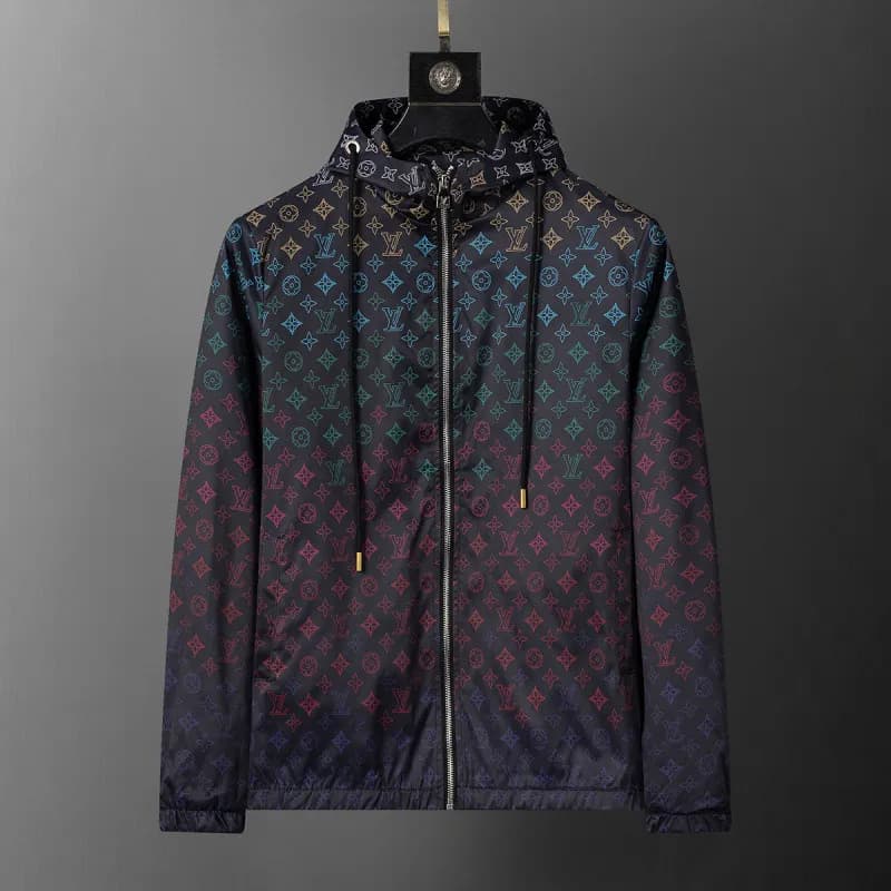 Gucci Zip-Up Jacket GG Monogram Print — 56016 gradient