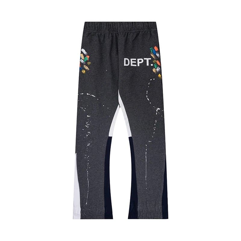 Gallery Dept. Track Pants Paint Splatter — G18黑花灰