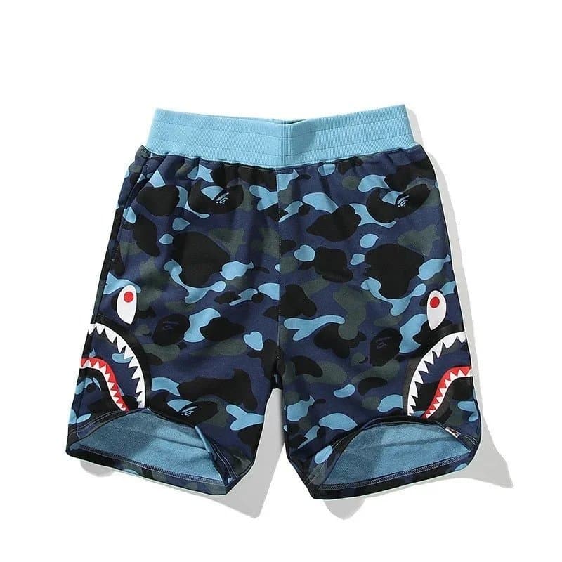 BAPE Shark Camo Shorts Split Camo — A30