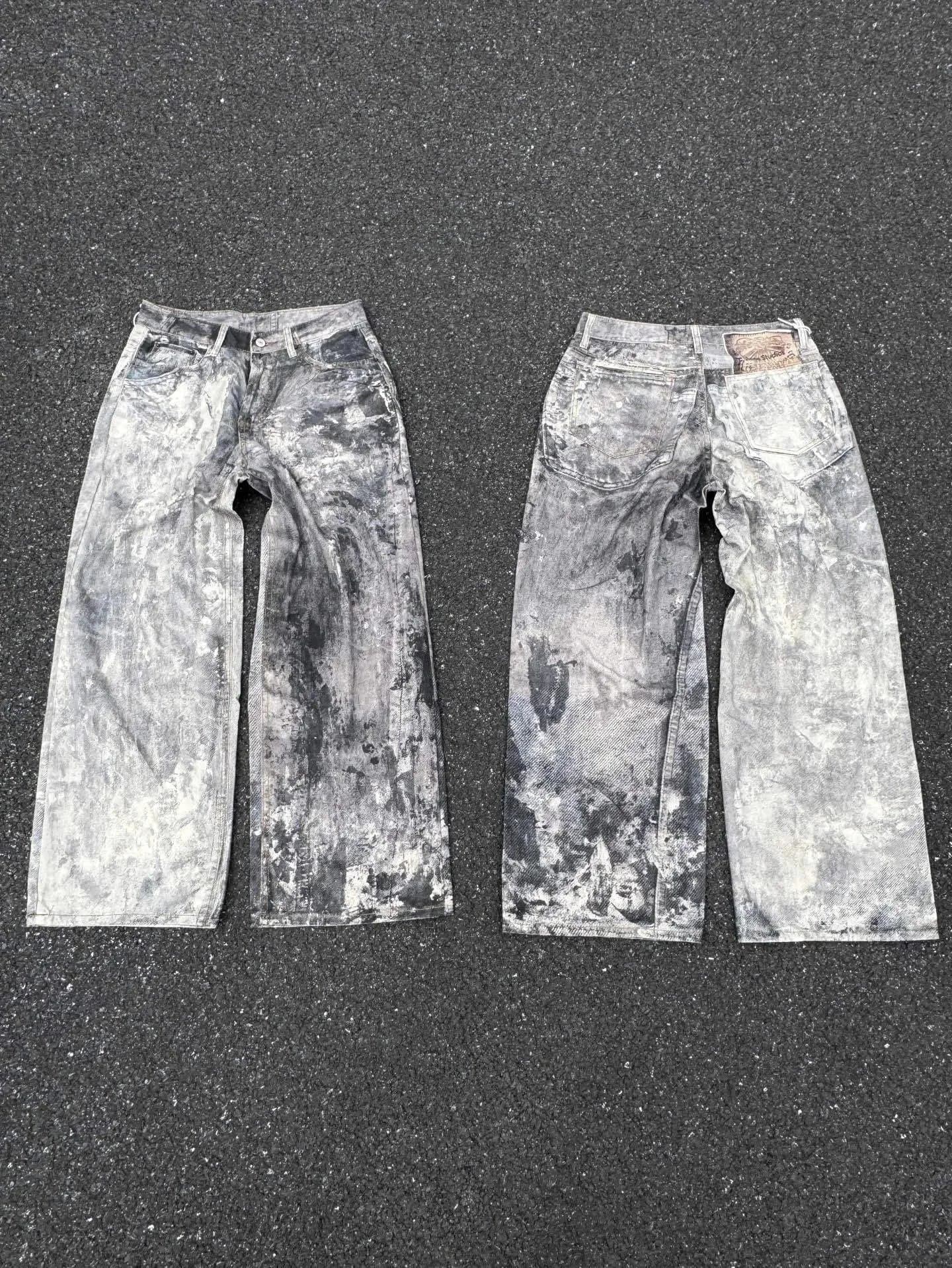 Levi's 501 Jeans Acid Wash Distressed