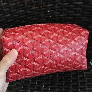 Goyard St. Louis Pouch Monogram Canvas — 咖啡