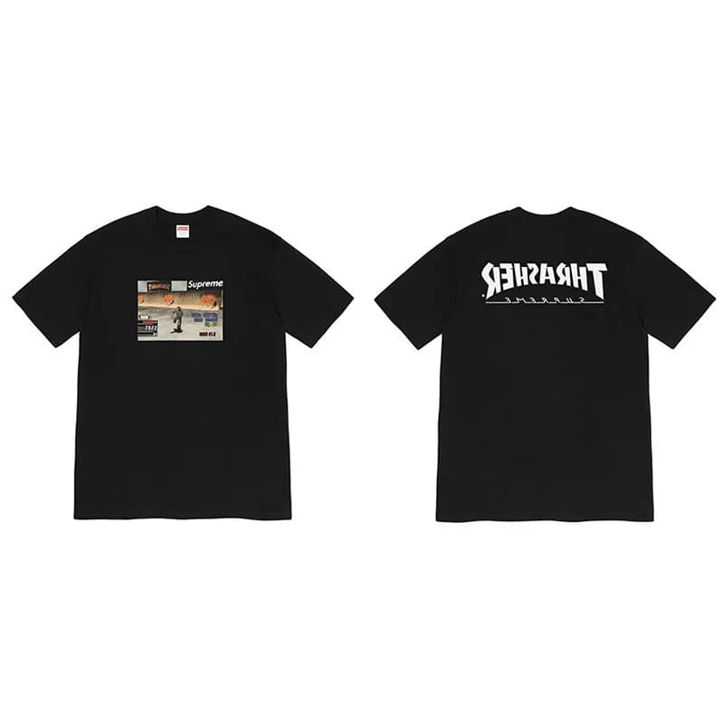 Supreme Box Logo Tee Patchwork Logo — 86 black