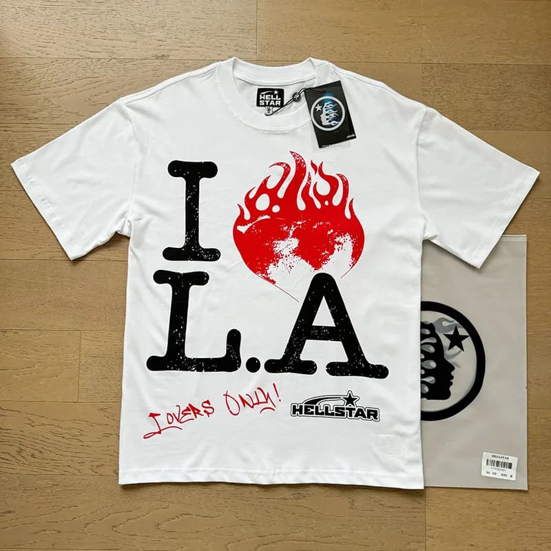 Hellstar Long Sleeve Tee Flame Graphic — X56