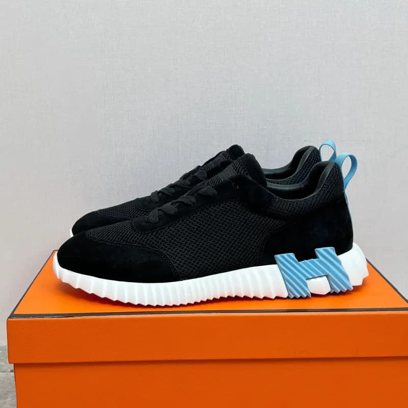 Hermès H-Boot Sneaker White with Black H Logo — 11