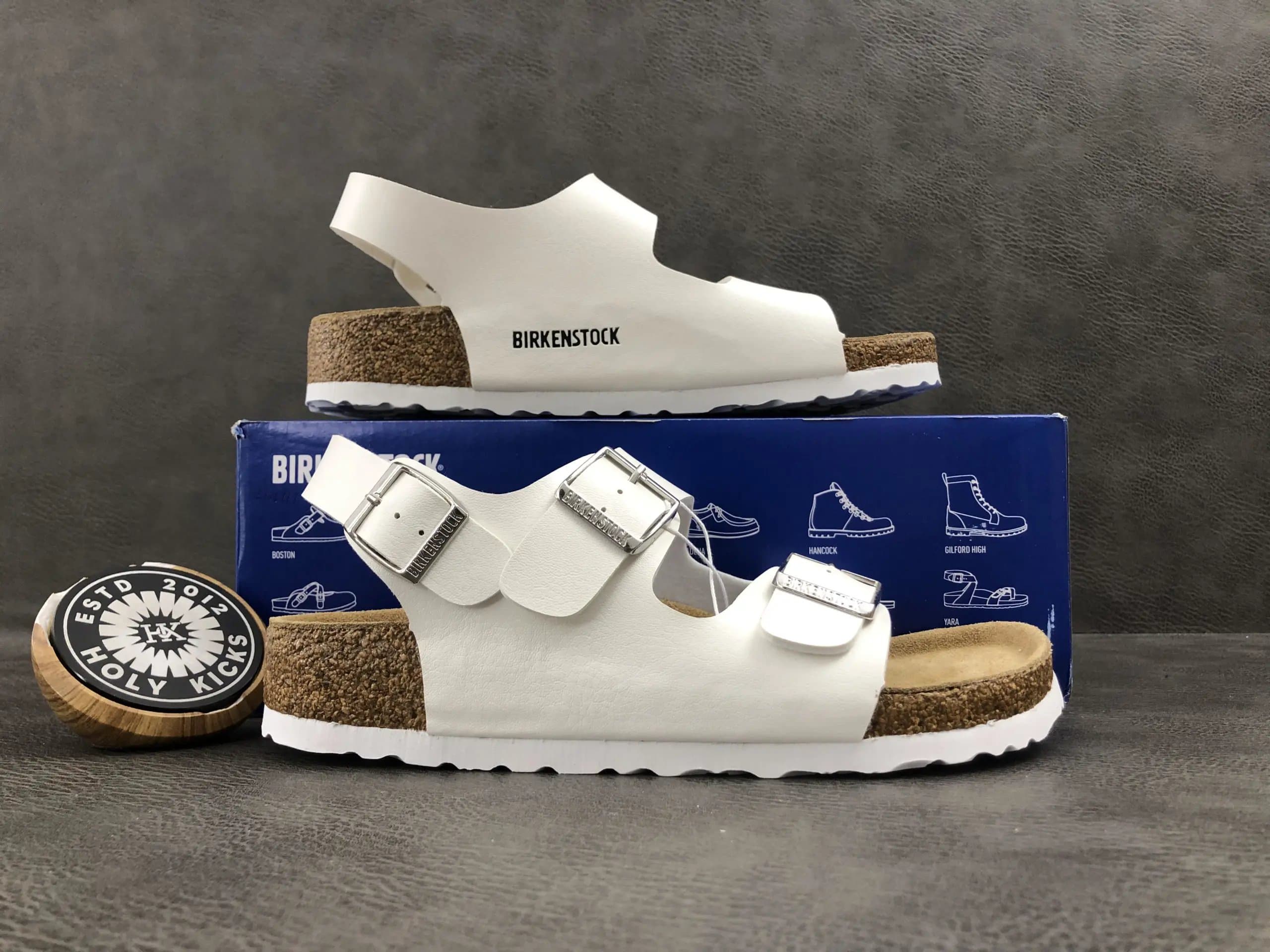 Birkenstock Milano White Leather