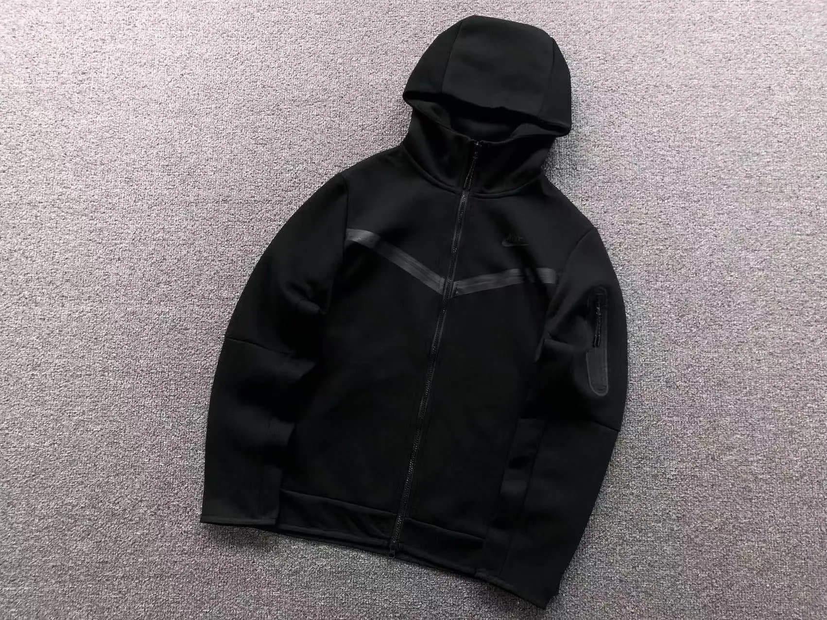 Nike Tech Fleece Hoodie Heather Grey — 05