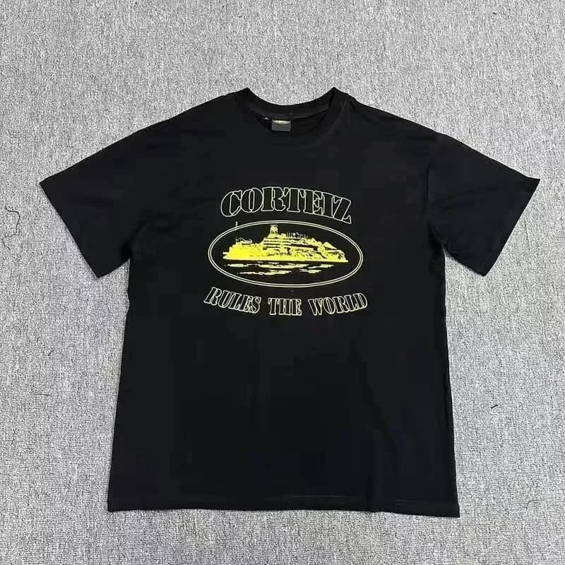 Trapstar Graphic Tee Global Ties — 32黑色005