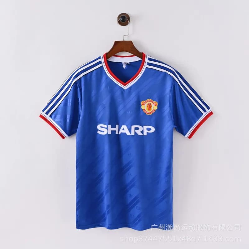 Adidas Manchester United Home Shirt 1989-90 Sharp Sponsor