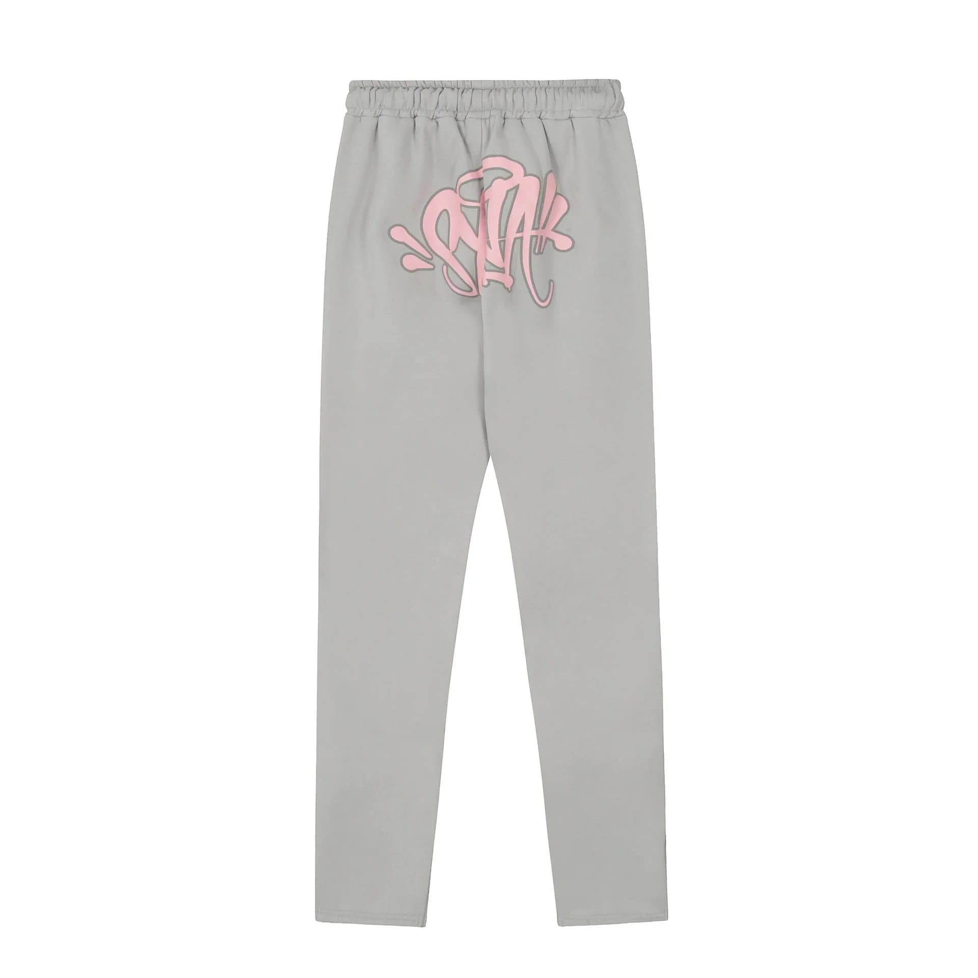 Travis Scott Shorts Set Graffiti Print — 浅灰色长裤