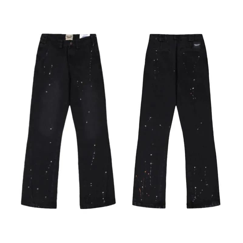 Levi's Distressed Paint-Splatter Jeans Ripped with White Paint Splatter — 15