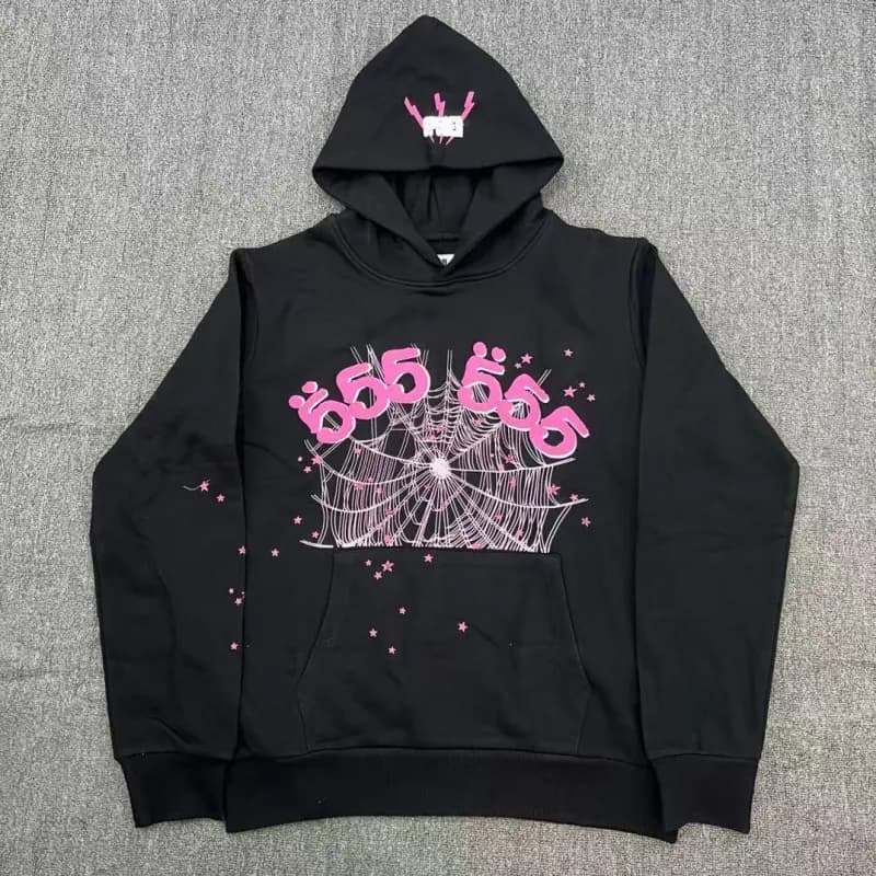 Sp5der Hoodie Spider Web Graphic