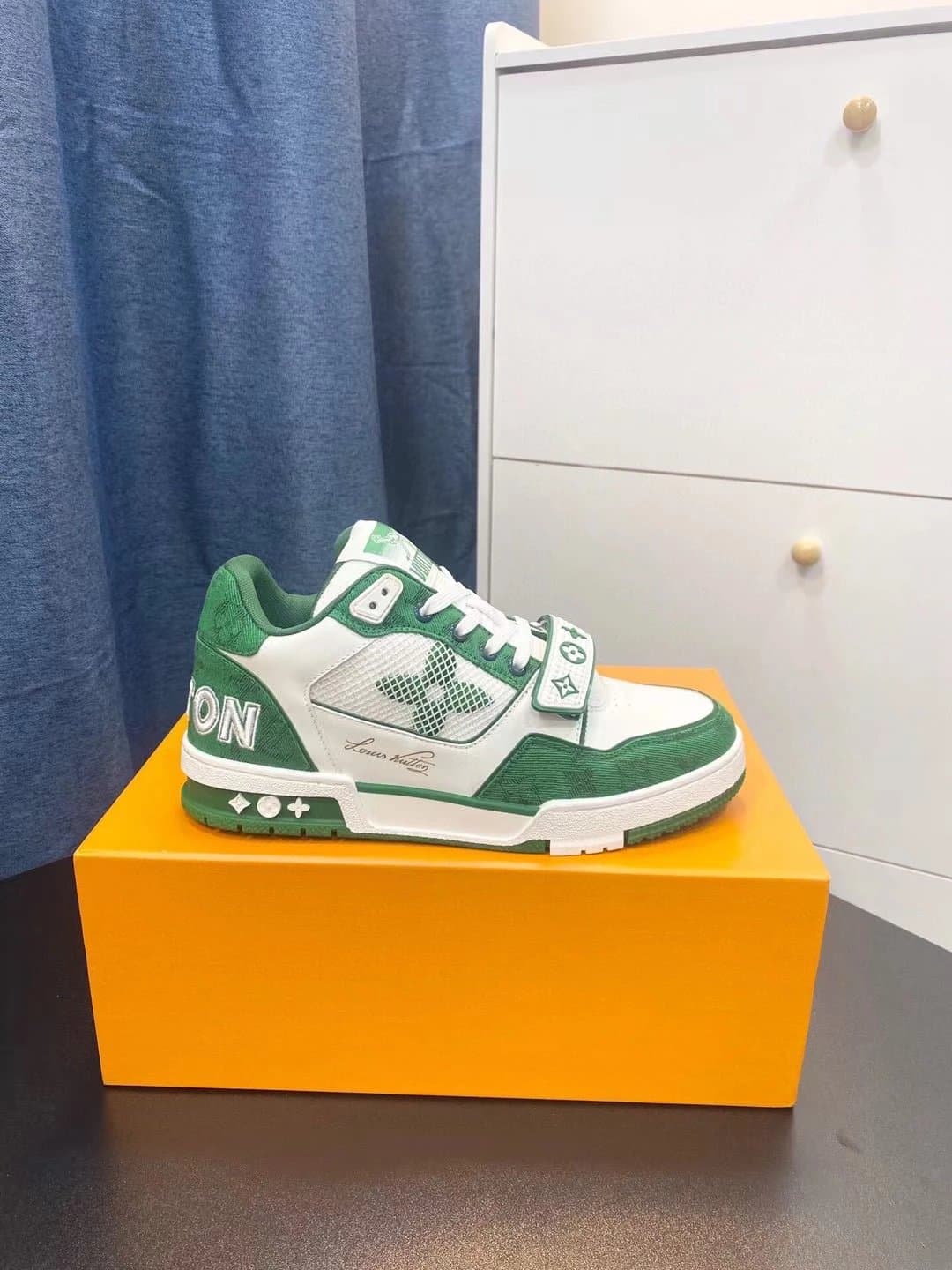 Louis Vuitton LV Trainer Monogram Green