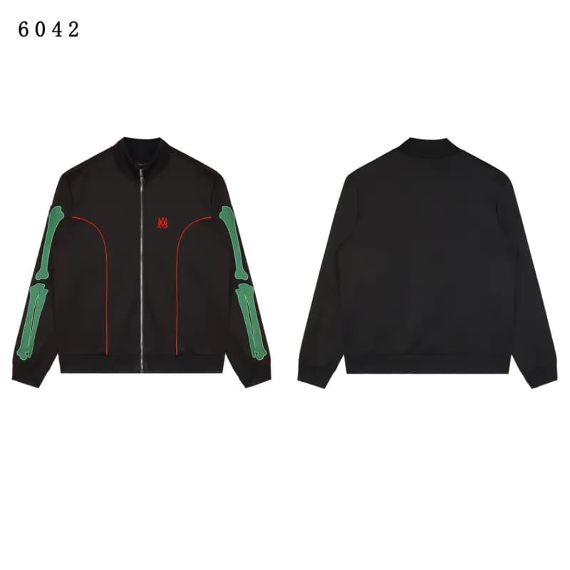 Amiri Track Jacket Bone Print