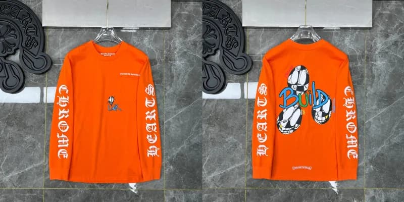 Chrome Hearts Long Sleeve Tee Build Print
