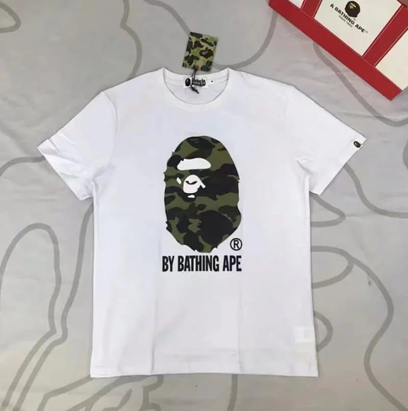 BAPE Ape Head Tee Camo Ape Head