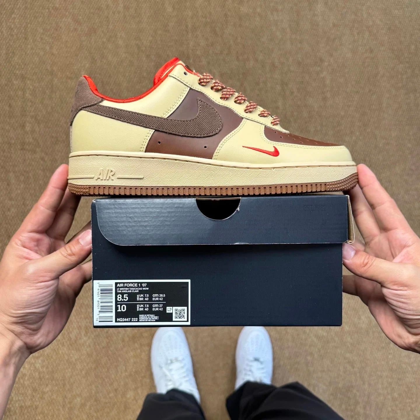 Nike Air Force 1 '07 Low British Tan/Cacao Wow