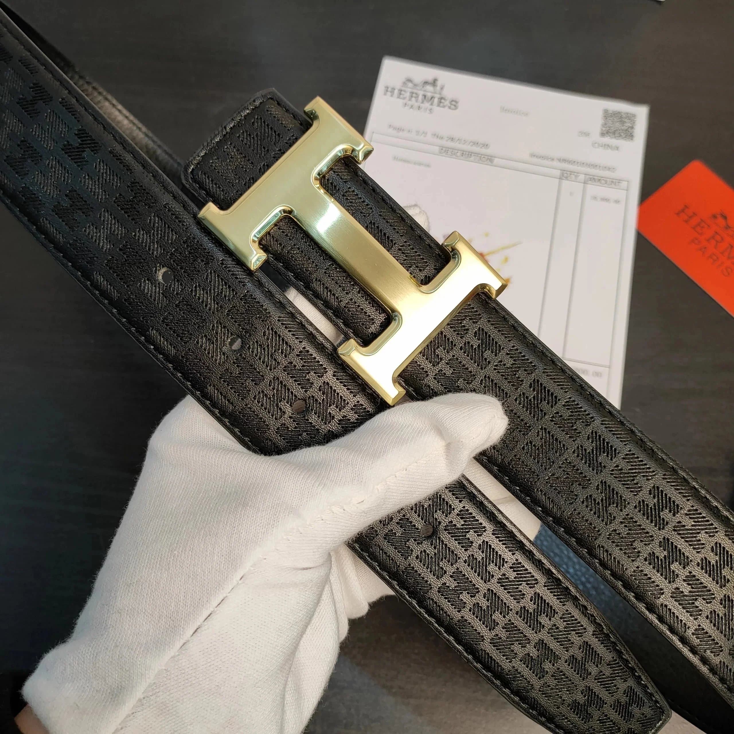 Hermès Constance Belt H Logo Buckle