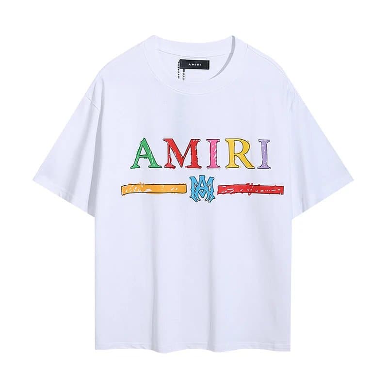 Graphic Tee Amiri Script 22 — 2001白色