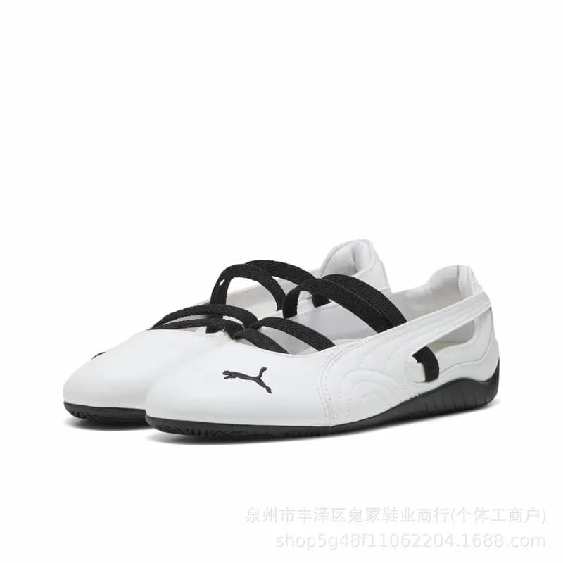 Puma Ballet Flat Classic — 白黑色