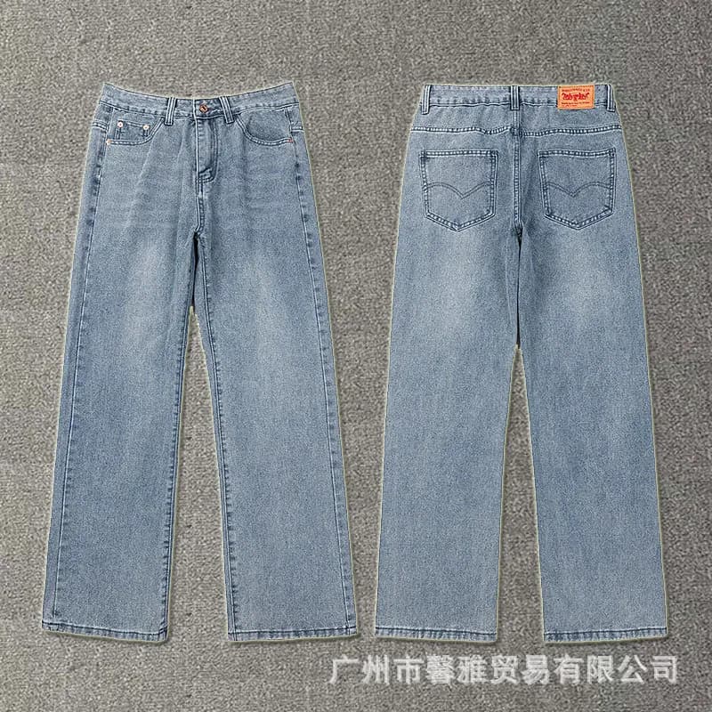 Levi's 501 Flare Jeans Gucci GG Patch Distressed — 4090 蓝色