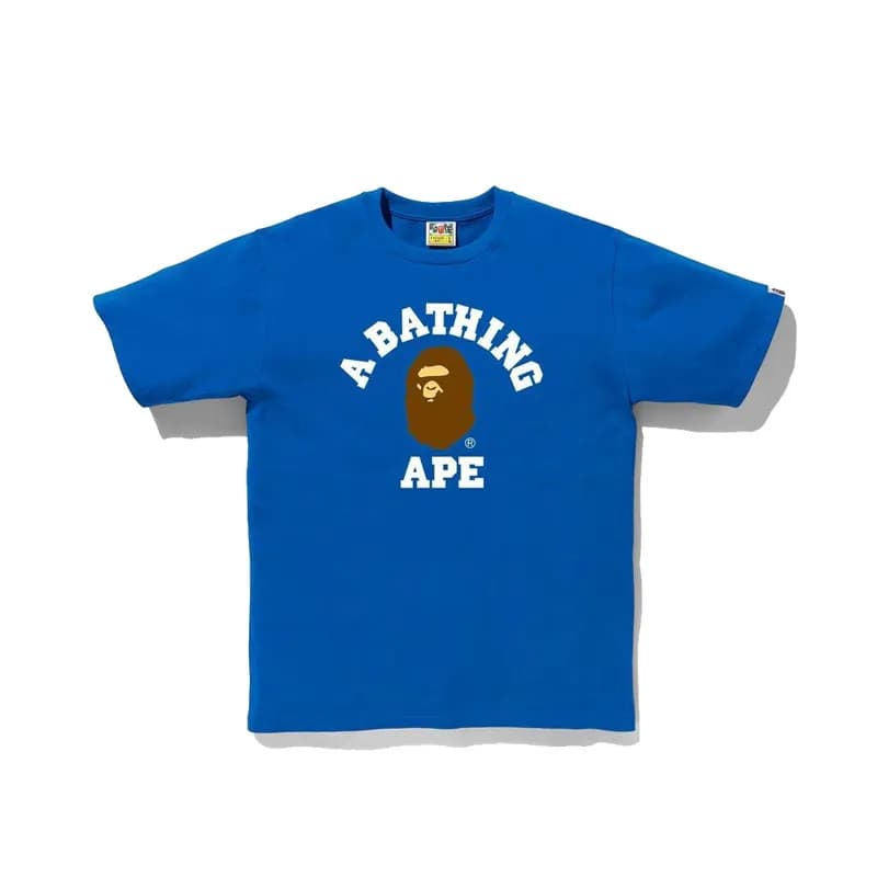 BAPE Ape Head Tee Camo Ape Head — 740蓝色