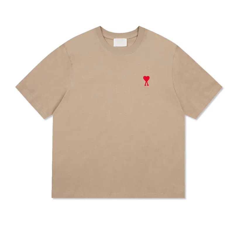 Amiri Cotton Tee Heart Logo