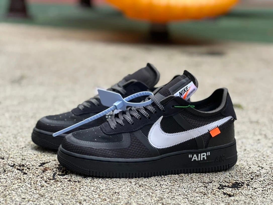 Nike Air Force 1 Low Triple White — OWF版本 · 空军OW网纱黑AO4606-001