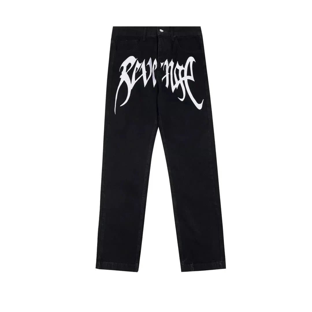 Travis Scott Jeans Revenge Logo