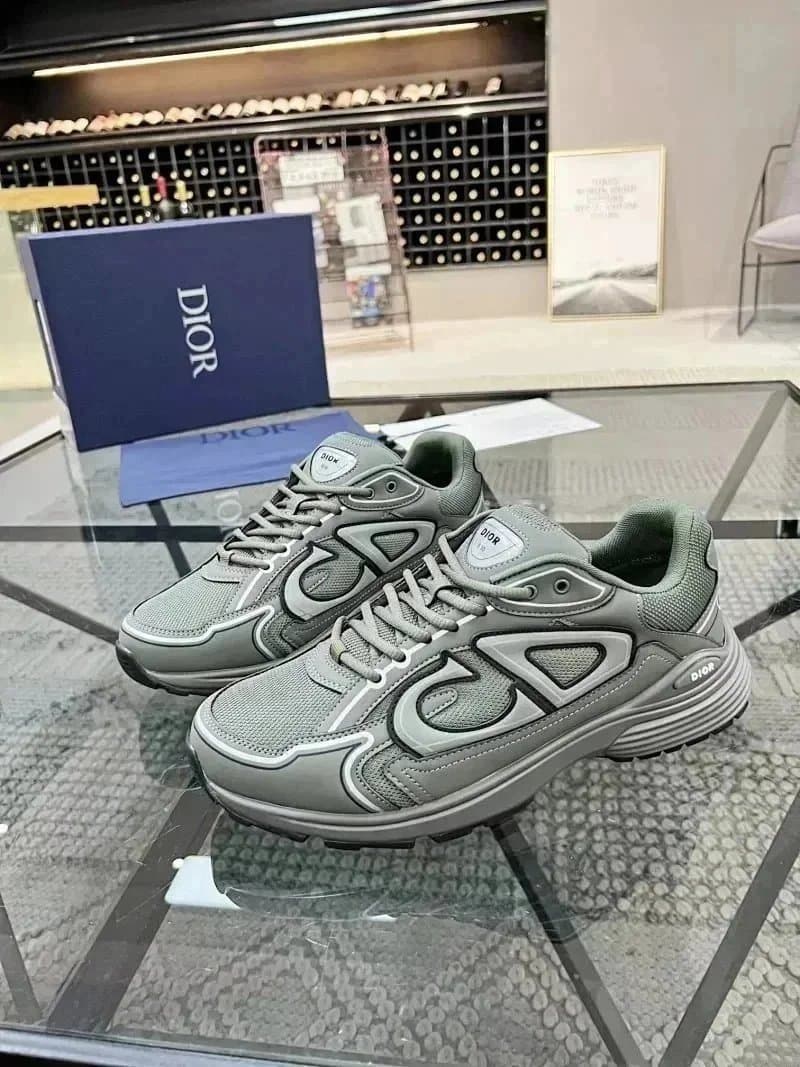Dior B23 Low Beige Mesh with CD Logo — 081202271