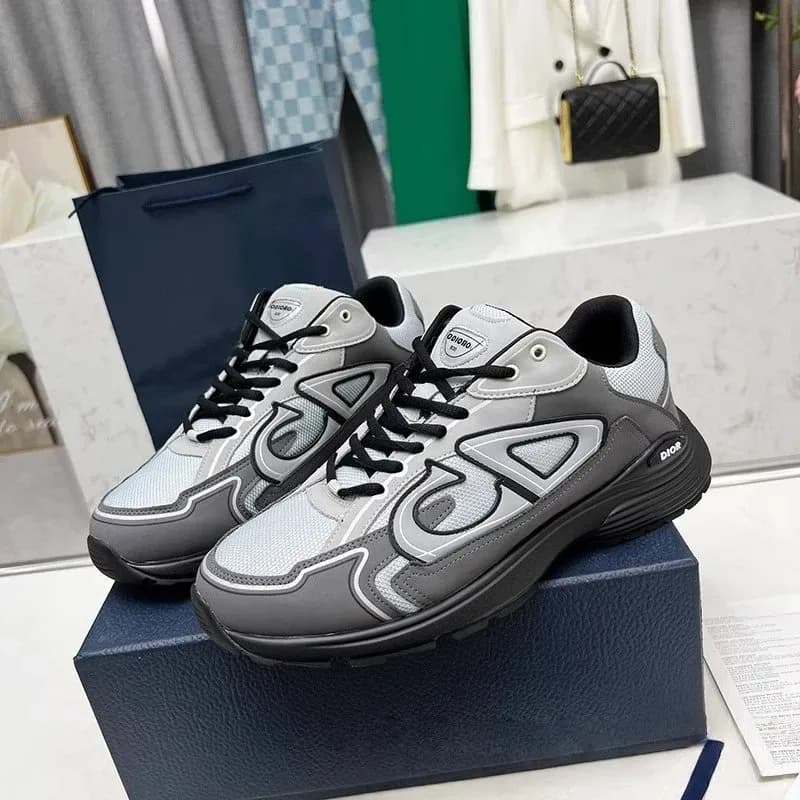 Dior B23 Low Monogram Grey